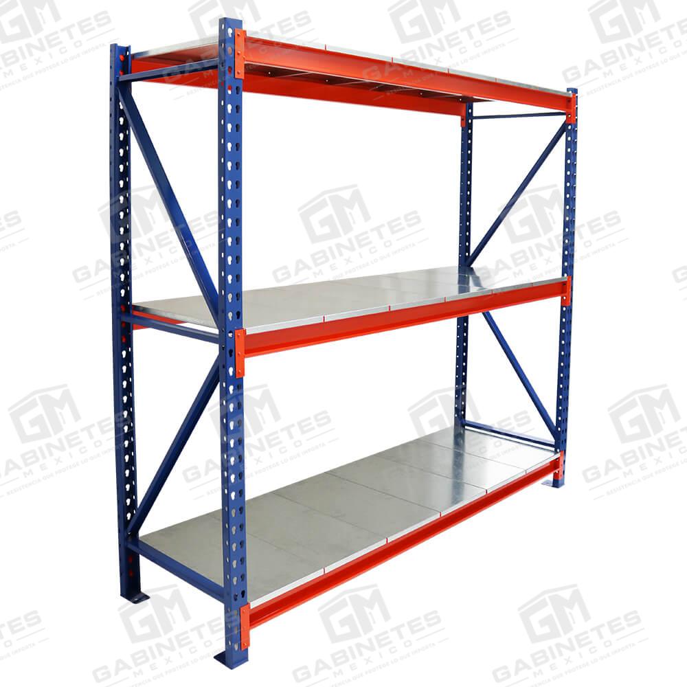 Estantes-Metálicos-y-Anaqueles-de-Metalícos-en-México-CDMX—Practirack-Industrial-Grande—03