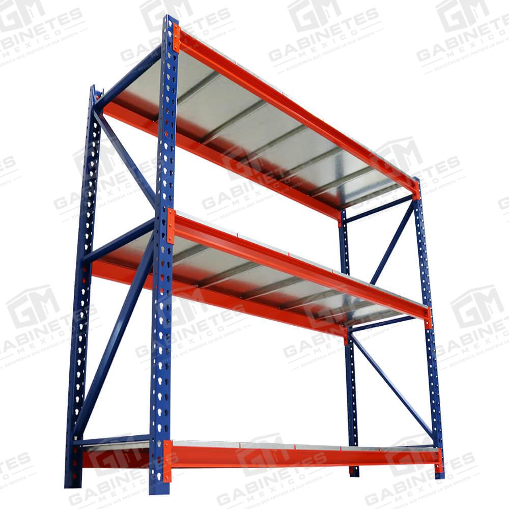 Estantes-Metálicos-y-Anaqueles-de-Metalícos-en-México-CDMX—Practirack-Industrial-Grande—04