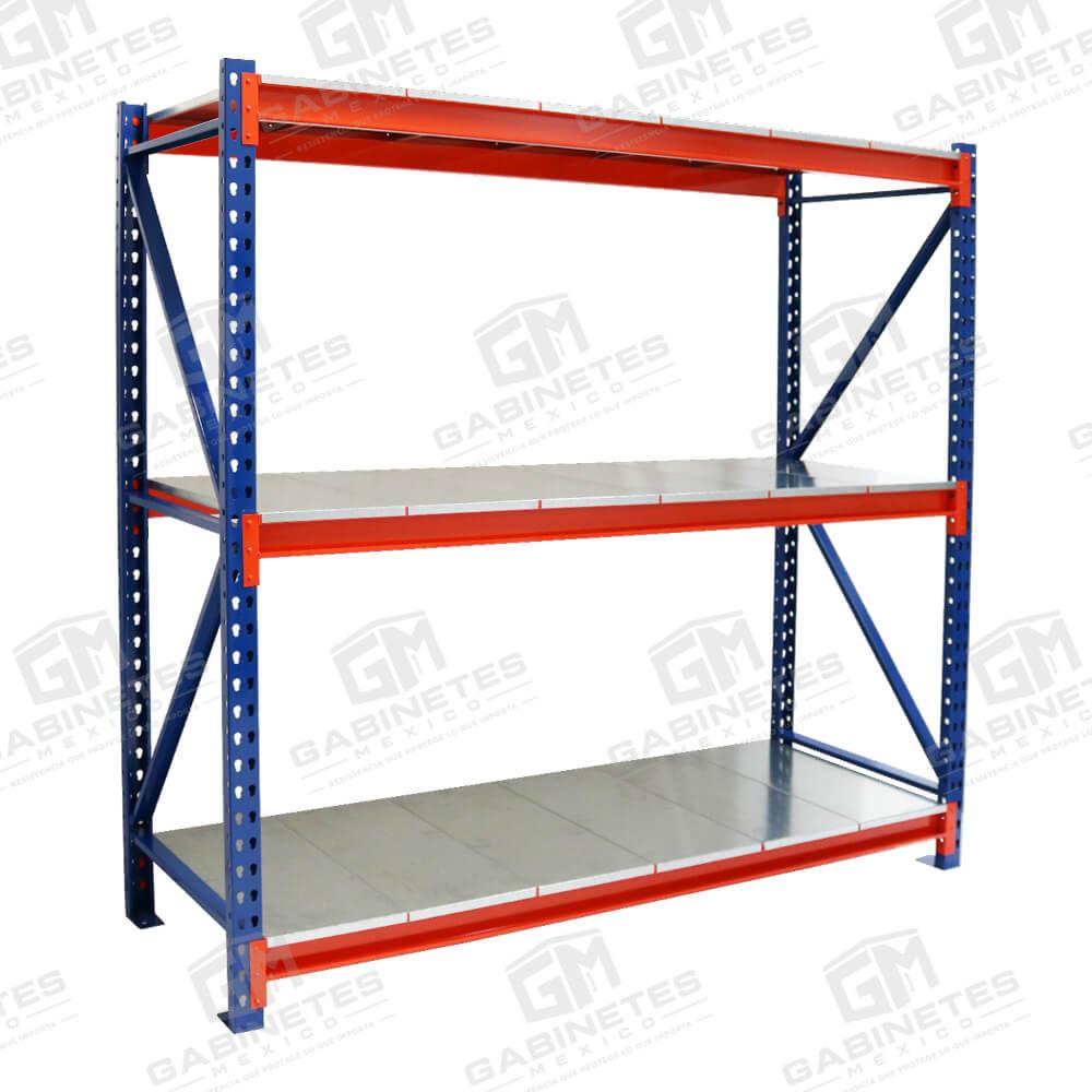 Estantes-Metálicos-y-Anaqueles-de-Metalícos-en-México-CDMX—Practirack-Industrial-Grande—05