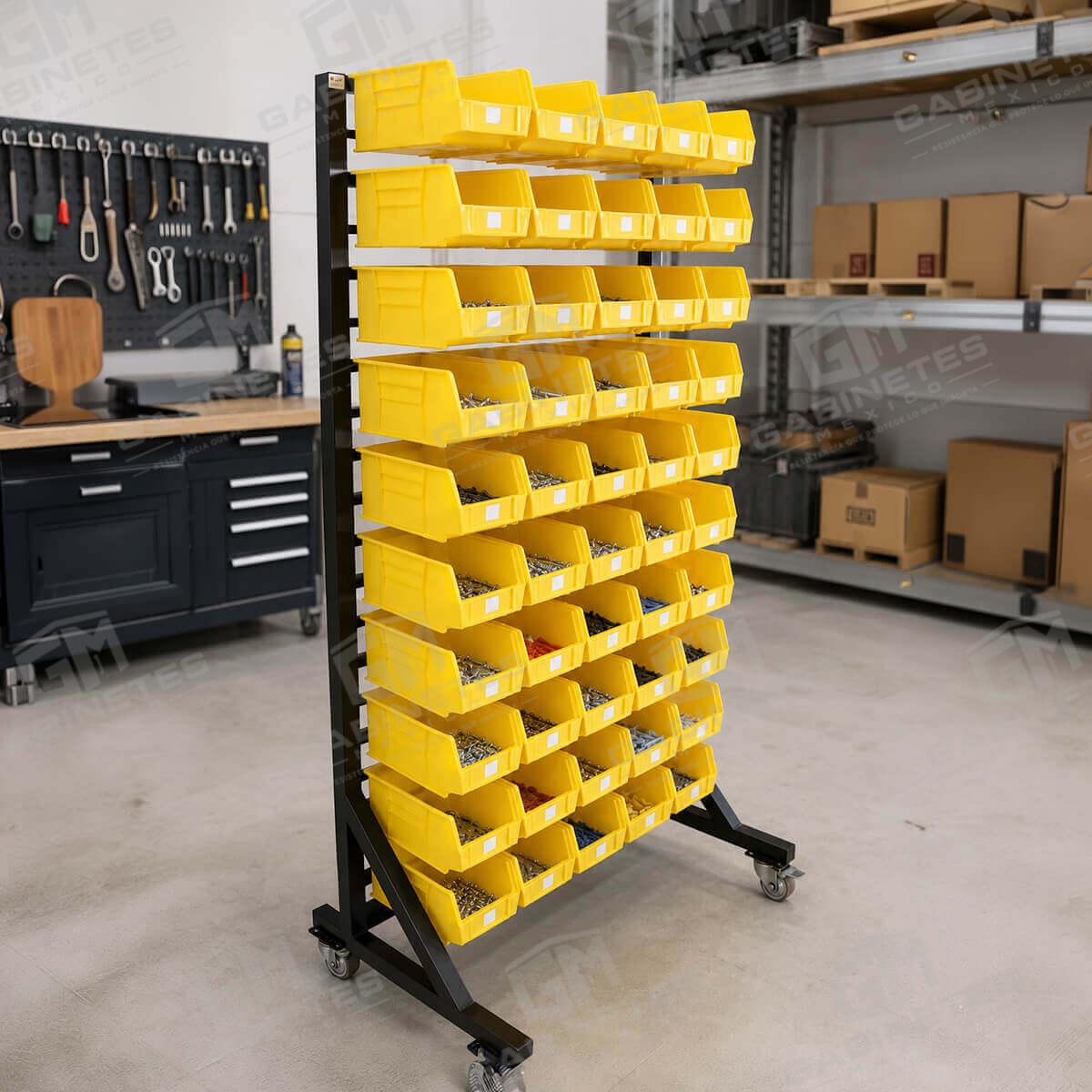 Exhibidor Sencillo con 50 Gavetas Plasticas N3-Mexico-CDMX-00